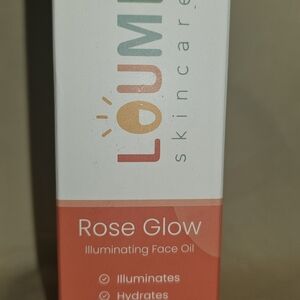 Rose Glow Face Oil - Orange and White